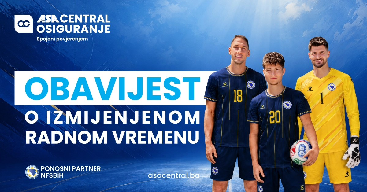 Obavijest o izmijenjenom radnom vremenu
